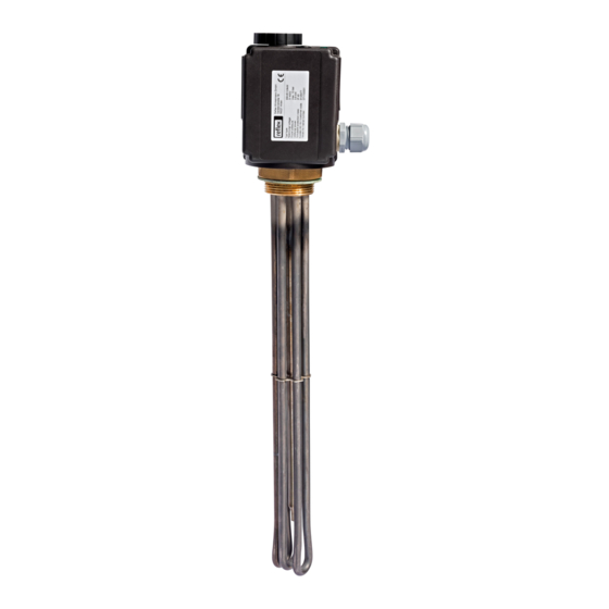 User Manuals: Reflex EEHR Series Screw-in Heater