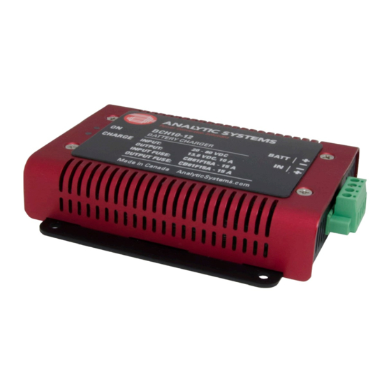 MDS Power BCH10 Installation & Operation Manual