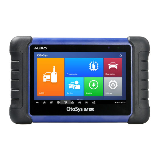 AURO OtoSys IM100 Manuals