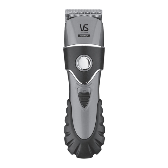 VS Sassoon Rugged Commander VSM423RA Tool Tips