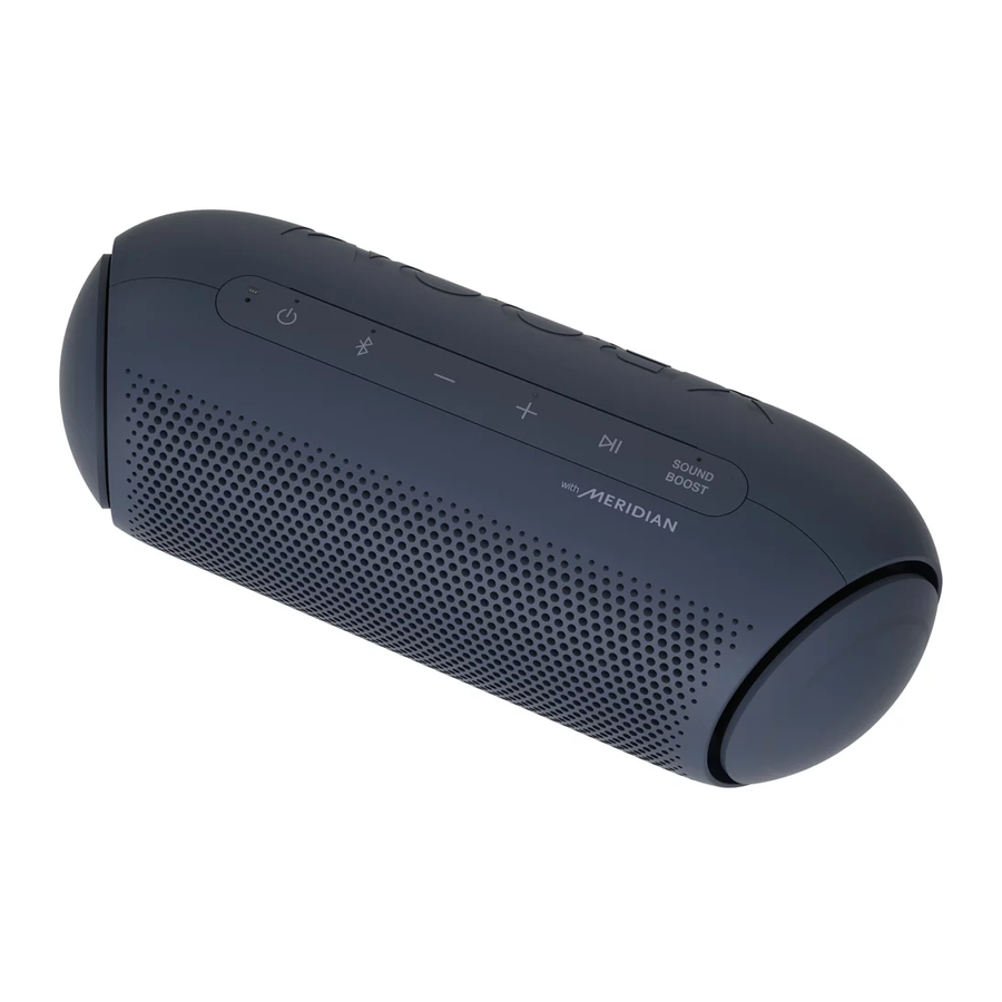 LG PL5, PL5W - Portable Bluetooth Speaker Manual