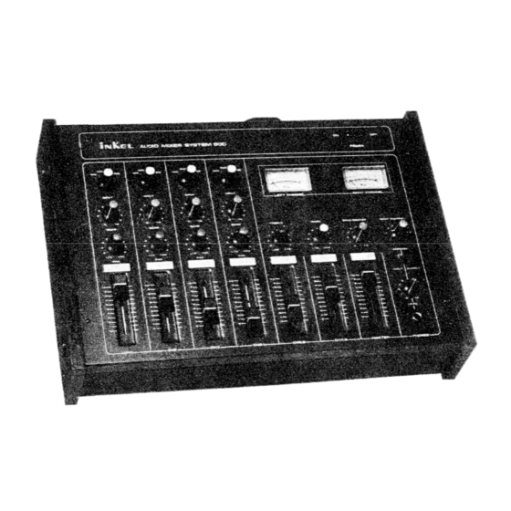 Inkel SYSTEM 800 Operating Instructions Manual