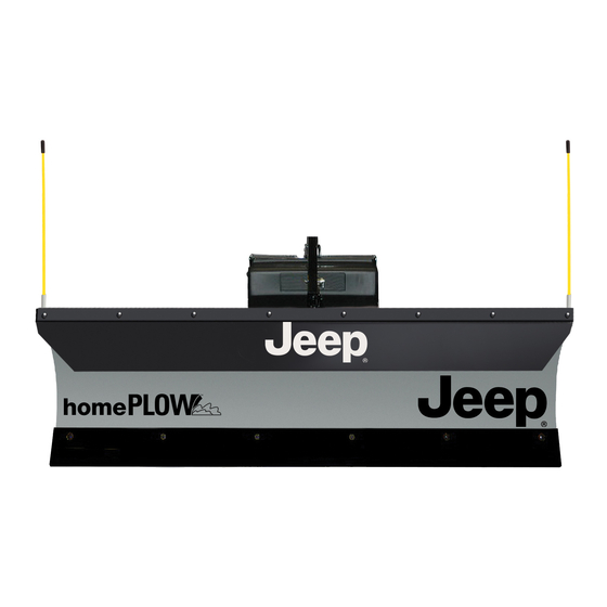 Meyer Jeep HomePlow Original Owner's Manual