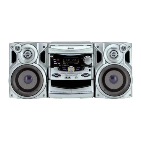 Pioneer XR-A4900 Operating	 Instruction
