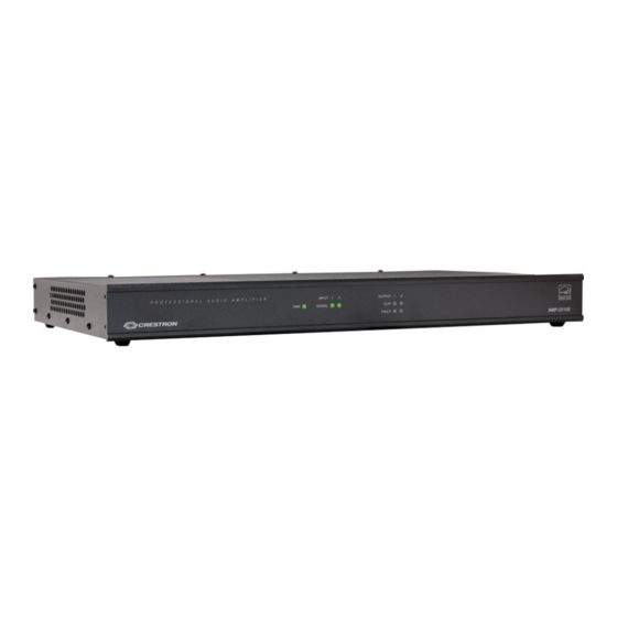 Crestron AMP-2210S Operations & Installation Manual