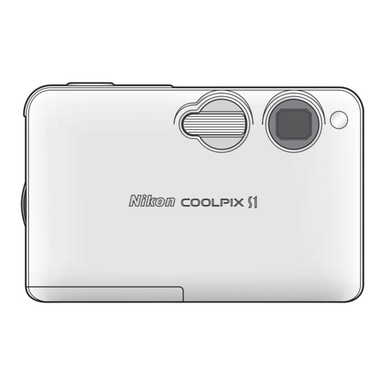 Nikon COOL PIX S1 Owner's Manual