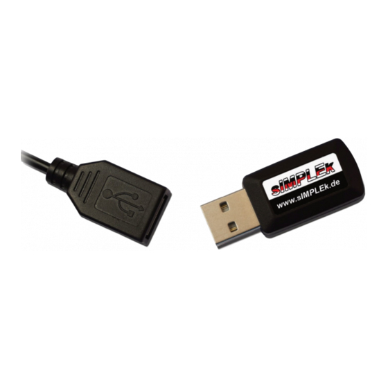 Simplek Stick Pro Operation Manual