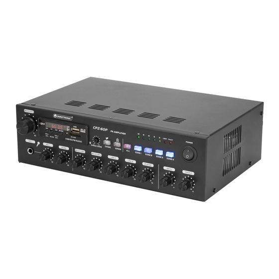 Omnitronic CPZ-60 User Manual