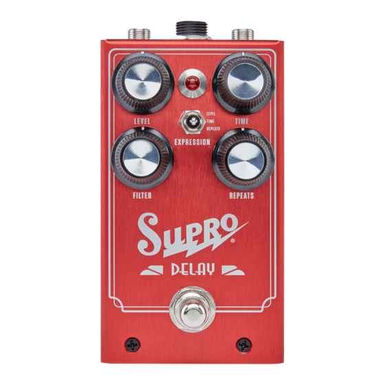 SUPRO DELAY User Manual