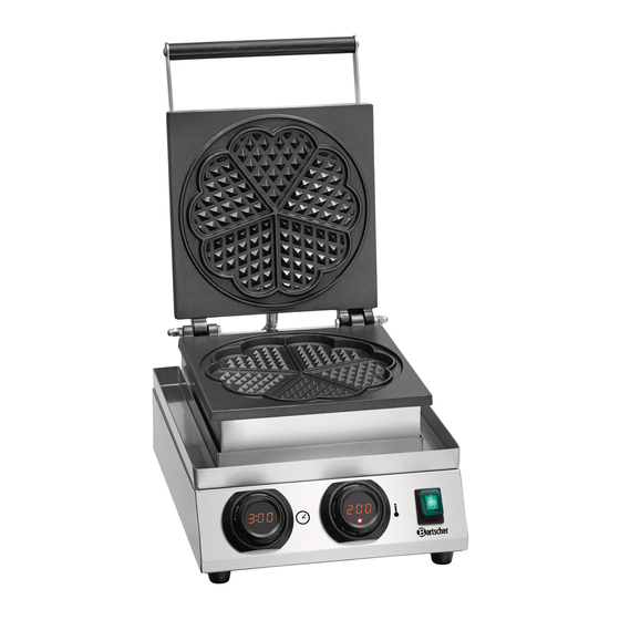 User Manuals: Bartscher MDI 1HW-AL Waffle Maker