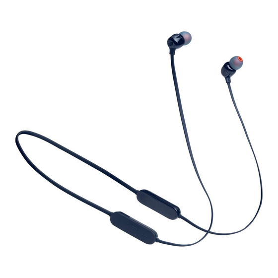 JBL TUNE125 Quick Start Manual