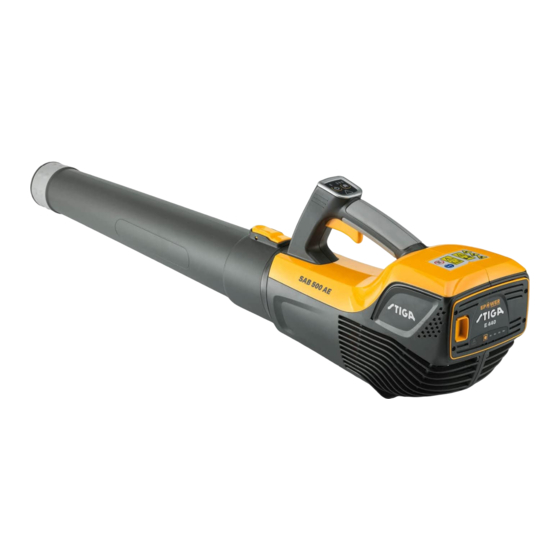 Stiga BL 500E Operator's Manual