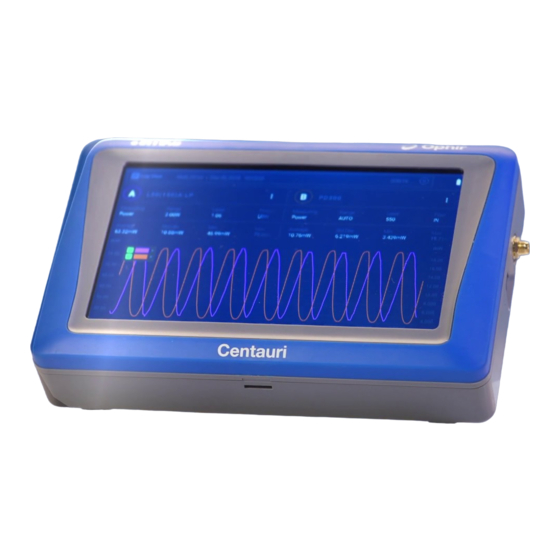 MKS Ophir Centauri Quick Reference