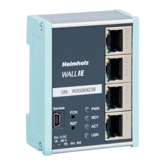 Helmholz WALL IE Quick Start Manual