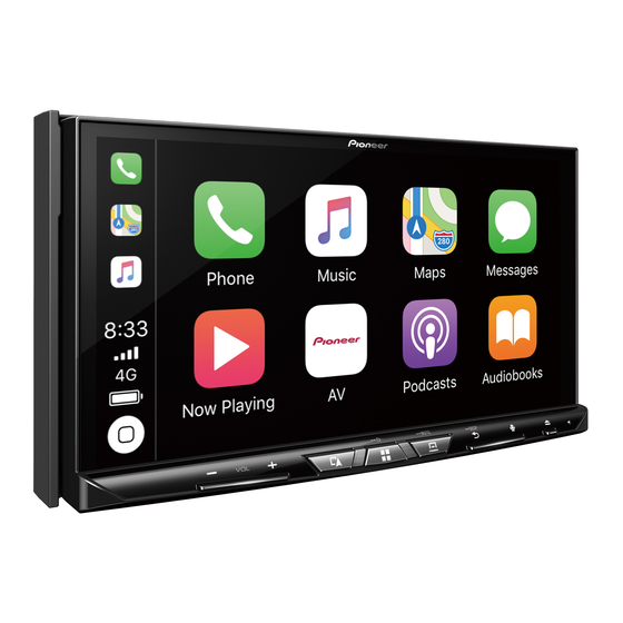 Pioneer AVIC-Z910DAB Quick Start Manual