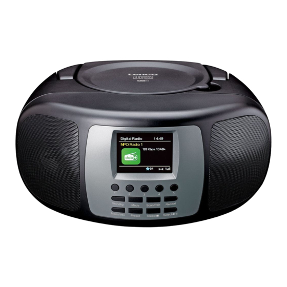User Manuals: LENCO SCD-860 Portable CD Radio