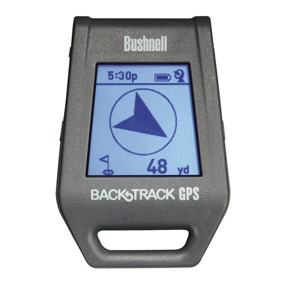 Bushnell Backtrack 5 Quick Start Manual