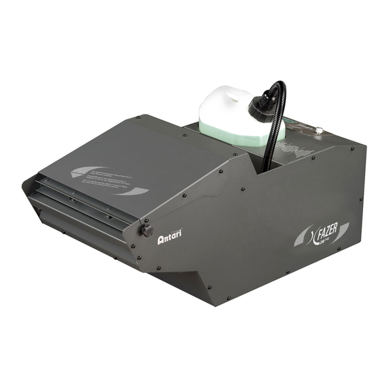 Antari X-310PRO User Manual