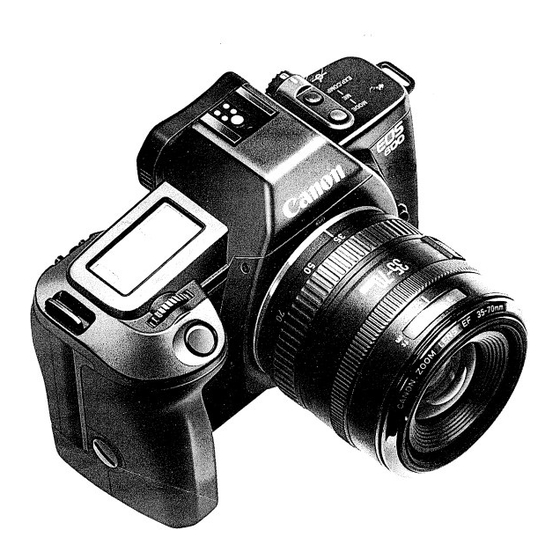 Canon EOS 600 Instruction