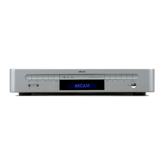 Arcam Solo Neo User Manual