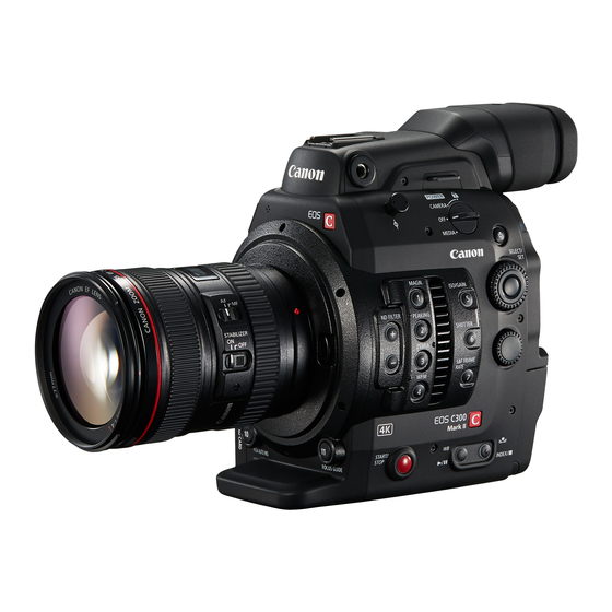 Canon EOS C300 Mark II Instruction Manual
