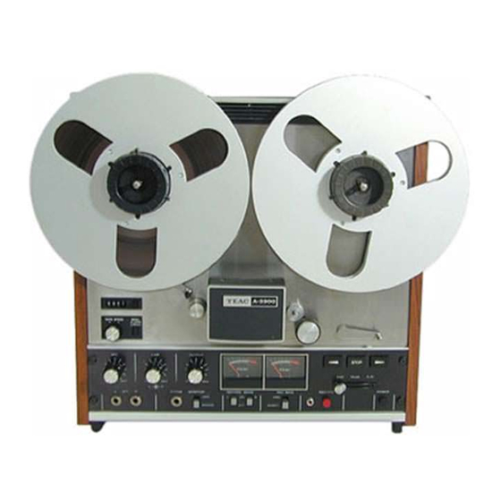 TEAC A-7300 Stereo Reel to Reel Tape Recorder Manual