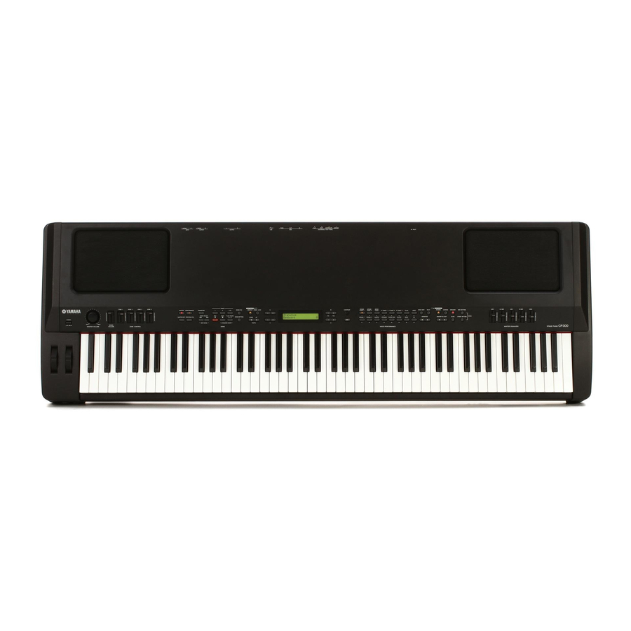 Yamaha CP300 Owner's Manual