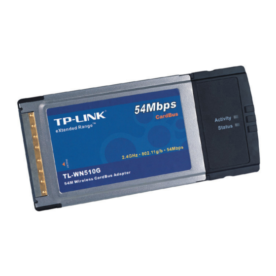 TP-Link TL-WN510G User Manual