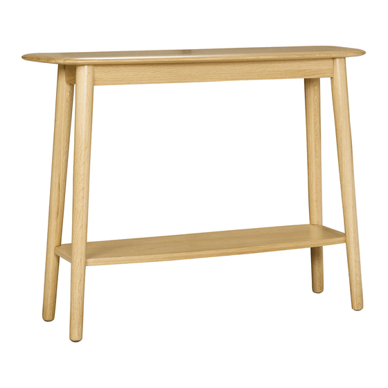 BROSA Kaneko Console Table Assembly Manual