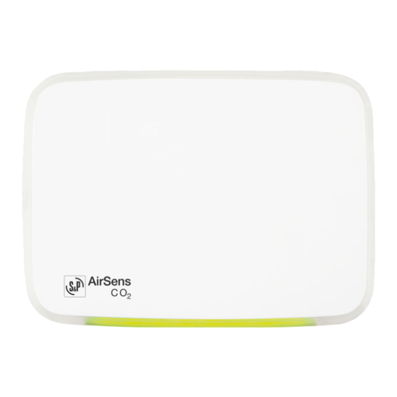 S&P AIRSENS RF CO2 Manual