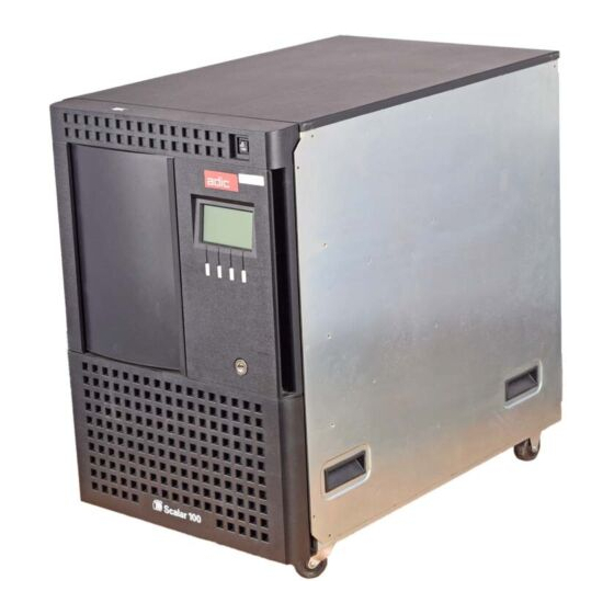 ADIC Scalar 100 User Manual
