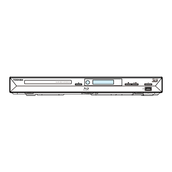 Toshiba BDX3100KB Owner's Manual