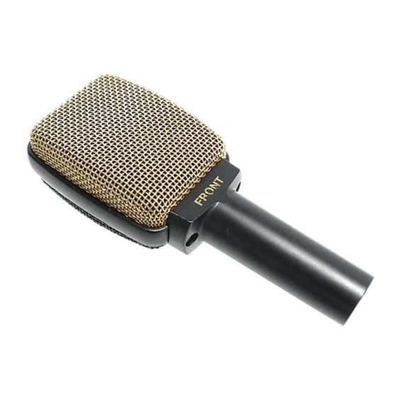 Sennheiser MD 409 U 3 Manual