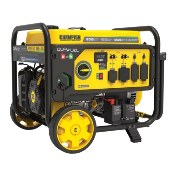 Champion Power Equipment 201508 Quick Start