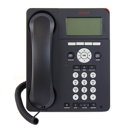 Avaya one-X Deskphone SIP 9620 User Manual