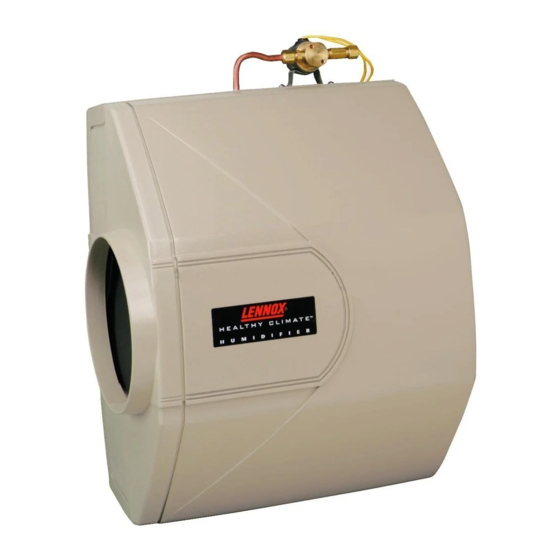 Lennox Healthy Climate WB2-17 Installation Instructions