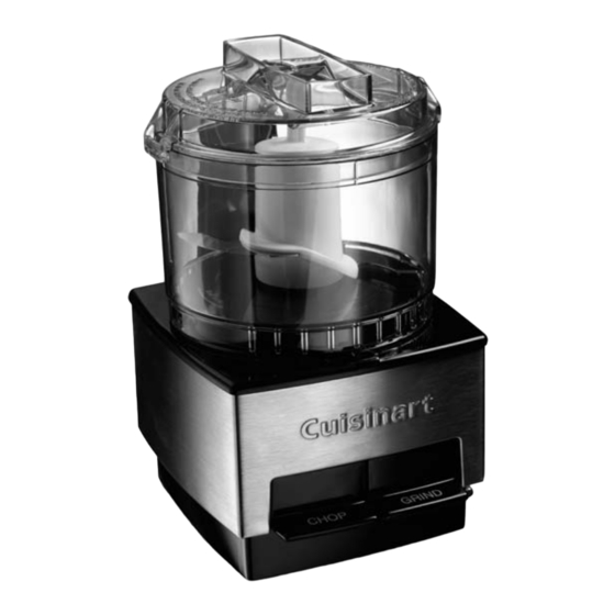 User Manuals: Cuisinart DLC1SSRU Food Processor