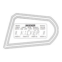 Kicker Livin Loud SX1250.1 Owner's Manual