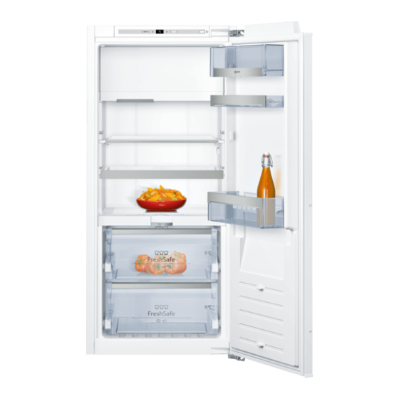 NEFF KI852 Series Refrigerator Manuals