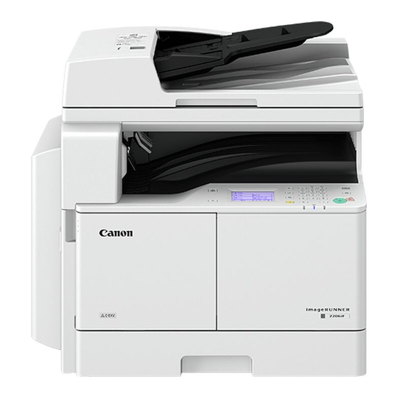 Canon image Runner 2206iF Manuals