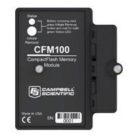 Campbell CompactFlash CFM100 Manual