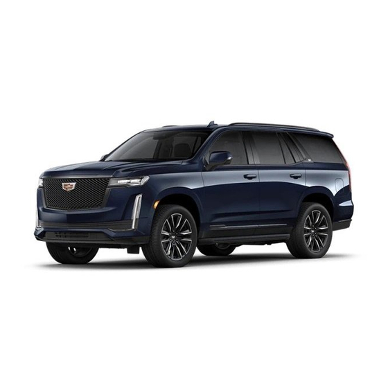 Cadillac Escalade 2021 Features Manual