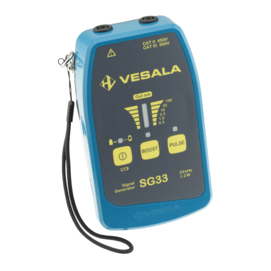 VESALA SG33 X2.0 ENG Manuals
