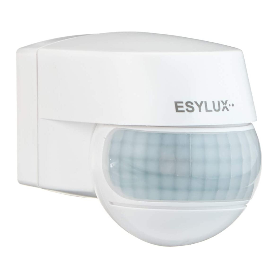 ESYLUX MD 120, MD 200 - Motion Detector Manual
