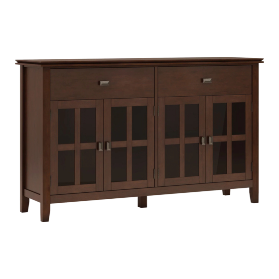 SIMPLIHOME Brooklyn + Max WyndenHall AXCARTLG11-RUS Manuals