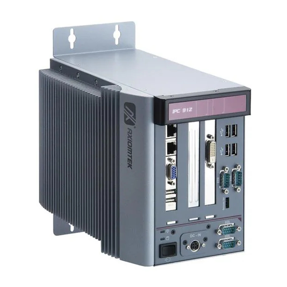 AXIOMTEK IPC912 Series User Manual