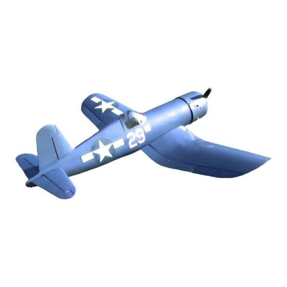 Top Flite F4U Corsair User Manual