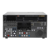 Sony DVW-A500P/1 Maintenance Manual