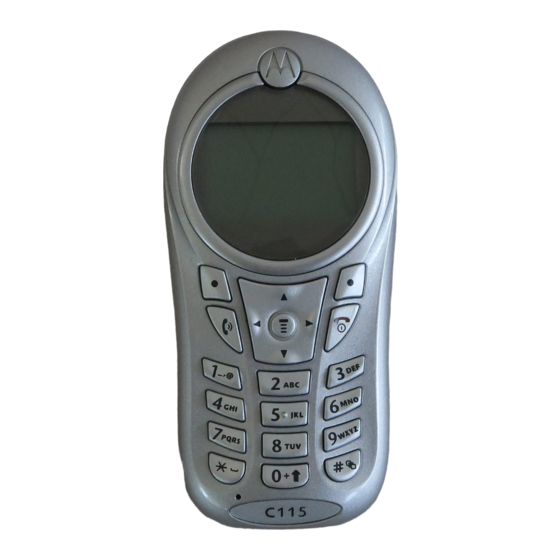 Motorola C115 Owner's Manual