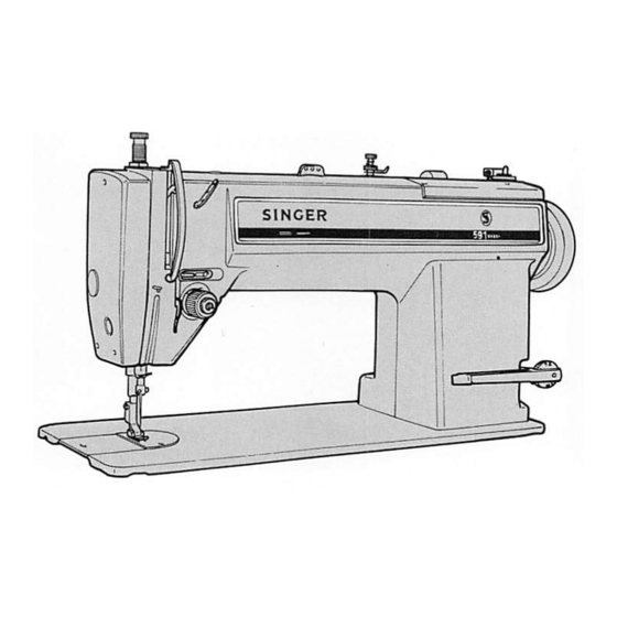Singer 591D200A Manual